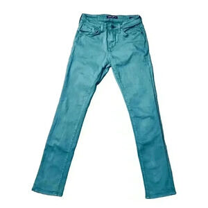 Mavi Jeans Jake Slim Leg Men's Green Denim Size 28/32 Cotton Blend 5-Pocket